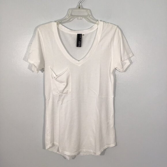 Bobi V-Neck T-Shirt with Pocket Size S - Picture 6 of 12